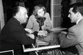 photo Cary Grant, Alfred Hitchcock ET INGRID BERGMAN (6)